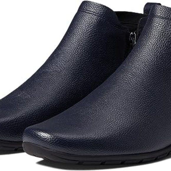 NWT EASY SPIRIT ALEXIA 3 ANKLE BOOTS DARK BLUE 11 - Picture 3 of 6